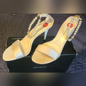 Valerie Steven's Pearl strap shoes